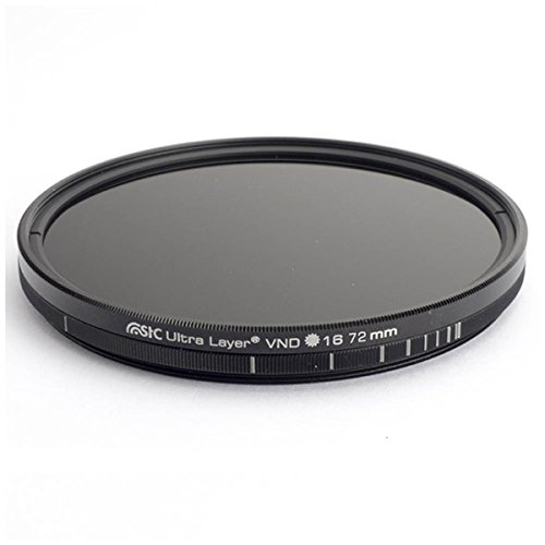STC 72mm Variable Neutral Density Filter, Multi-Coated, ND16-4096, 4 to 12 stops, Low Profile Ring