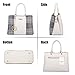 KURGOOL Women Purses and Handbags Top Handle Satchel Shoulder Bags Messenger Tote Bag for Ladie