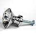 Winpoon® 5PCS 30mm Diamond Shape Crystal Glass Cabinet Knob Cupboard Drawer Pull Handle/Great for Cupboard, Kitchen and Bathroom Cabinets, Shutters, etc