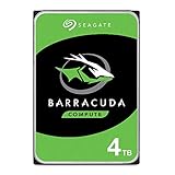 Seagate BarraCuda 4TB Internal Hard Drive HDD - 3.5 Inch Sata 6 Gb/s 5400 RPM 256MB Cache for Computer Desktop PC - Frustration Free Packaging (ST4000DM004)