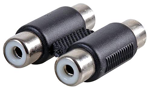 PRO SIGNAL PSG08637 2x RCA Phono Sockets To 2x RCA Phono Sockets Coupler