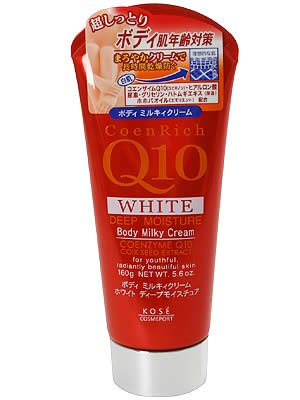 Kose Cosmeport Coenrich Q10 White Deep Moisture Body Milky Cream 5.6oz./160g