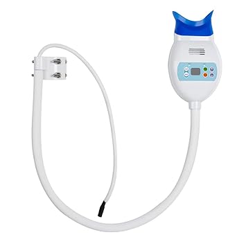 Amazon Com Pevor Power Dental Teeth Whitening Light Teeth Whitener Cold 8 Led Light Lamp Bleaching Accelerator Arm Holder Holding On Dentist Chair Shipping From Us Beauty