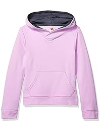 Hanes Big Fleece Tech para niñas raglán sudadera con capucha