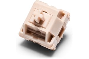 Kinetic Labs HMX Latte Pre Lubed Linear Keyboard Switches 5 Pin PCB Mount Switches (18 Pcs)