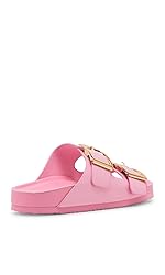 Madden Girl Women's Bodiee Slide Sandal, Light Pink