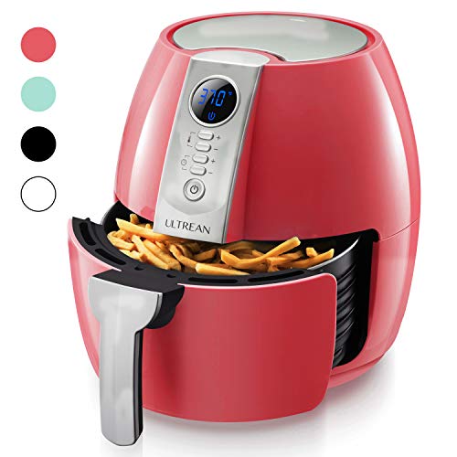 Ultrean Air Fryer, 4.2 Quart (4 Liter) Electric Hot Air Fryers Oven (Red)  eBay
