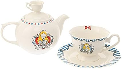 Amazon Co Jp アリス ティーポット ティーカップ カップ ソーサー ティースプーン ディズニー ディズニープリンセス グッズ 不思議の国の アリス Alice Party ティーセット 3点 おもちゃ