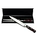 Master Racoon BBQ Meat Carving Knife and Fork with Case