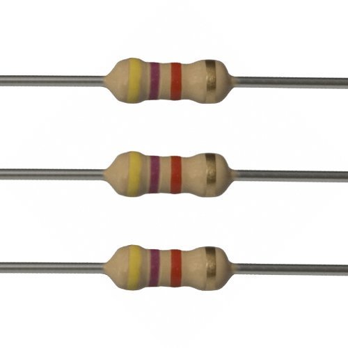 E-Projects 250EP5124K70 4.7k Ohm Resistors, 1/2 W, 5% (Pack of 250)