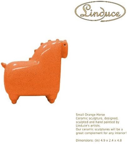Linduce Nr 9 - No.1 – Zadros Orange Horse No.1 Ceramic Scultpure - Small
