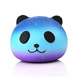 Xinzistar Kawaii Jumbo Slow Rising Squishies Cream Scented Squeeze Kid Toy Phone Charm Gift for Stress Relief (Panda)