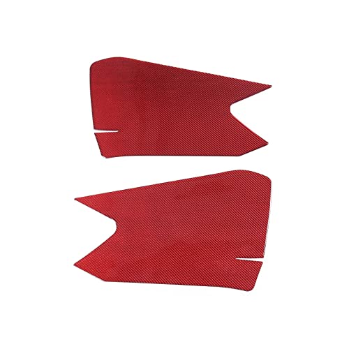 Inner Side Door Panel Strip Cover Trim Decoration, Soft Carbon Fiber