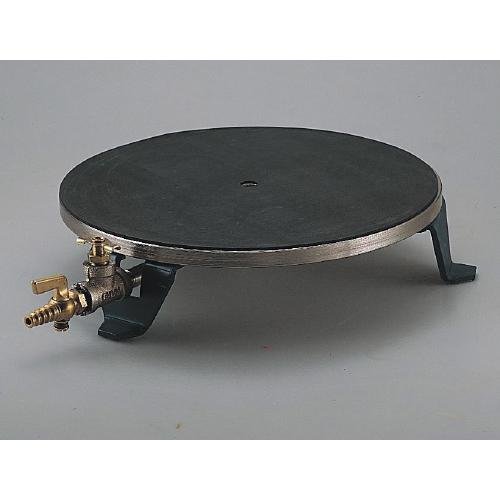 Fischer GA-001 Cast Iron High Vacuum Pump Plate for Bell Jars up to 9