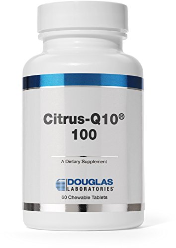 Douglas Laboratories® - Citrus-Q10 100 - Coenzyme Q10 in A Great Tasting, Natural Citrus Flavored Chewable Tablet - 60 Tablets