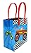 TINYMILLS Monster Truck Themed Party Favor Bags Treat Bags with Handles, Monster Truck Candy bags for Birthday Party Goodie Bags, Party Supply Decoration, Pack of 12