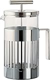 Alessi 9094/8 Press Filter Coffee Maker, Silver