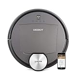 ECOVACS DEEBOT R95 Robotic Vacuum with the latest mapping technology, perfect for bare floors and carpets, and homes with pets, Wifi enabled, Compatible with Alexa