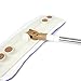 Zwipes 16” Microfiber Flat Mop | Use Wet or Dry | Swivel Mop Head with Extension Pole up to 55”