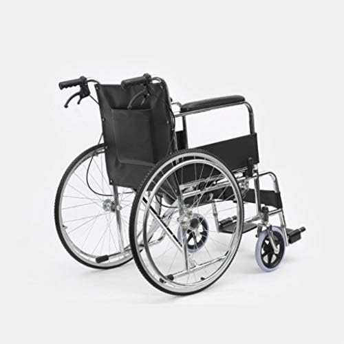 折り畳み式車椅子 ダイニングテーブル付きのプルタイプの便器 前後の双方向ブレーキ調整可能なペダル輸送金属スクーター 高齢者は身体障害者 B0v6c2fl 19 129円