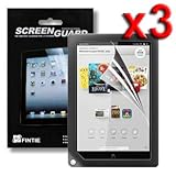 Fintie 3 Pack Ultra-Clear Screen Protector With Retail Package for Barnes & Noble Nook HD+ 9 inch Tablet