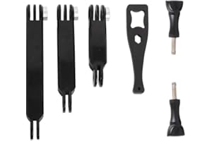 Quhoxdye 1 Set 3-in-1 Extension Arm Mount Kit, Compatible with SJCAM and Insta360 Action Cameras, Portable Extension Arm Moun