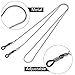 80 Pieces Eyeglass Chain Ends Adjustable Rubber Ends Connectors Anti-Slip Rubber Ends Retainer and 3 Pieces Eyeglasses Chain for Adults Chirdren