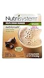 Nutrisystem Nutricrush Chocolate Shake Mix New & Improved 1.4 oz, 5 count, pack of 2