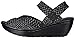 Skechers Cali Women's Parallel Close-Up Platform Sandal,Black/Silver,8 M US
