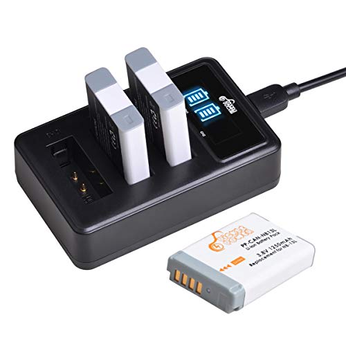 Pickle Power Pack NB-13L Battery and Charger Compatible with