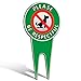 Extra Large No Pooping Dog Signs for Yard | Dog Stake for Yard Pick Up After Your Dog Sign | No Dog Poop Signs for Yard | Aluminum, Pk1, 7.5