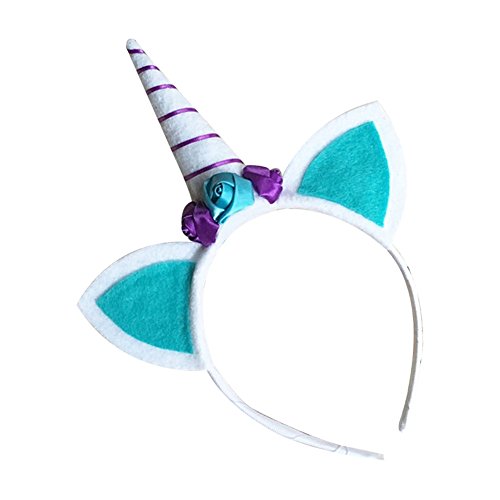 Pop your dream cute unicorn horn and flower headband for girls ki…