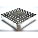 EURO TINS 4 Tier Square Multilayer Birthday Wedding Anniversary Cake Tins