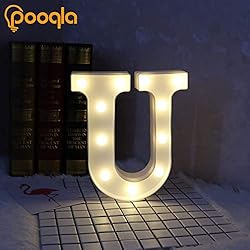 Pooqla LED Marquee Letter Lights Sign, Light Up