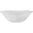 Aspen Creative Ersatz-Glasschirm Alabaster – 35,6 Cm Durchmesser, Für Mittelgroße Sockel & Hängeleuchten