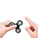BEISTA Fidget Spinner Toy Stress Reducer – Tri-Spinner Fidget Toy High Speed with Four Bearing Hand spinner Fidget Toy Perfect for Anxiety, Autism, ADHD, ADD (Black)