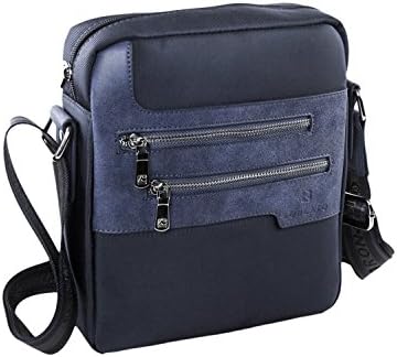 Shoulder belt man R RONCATO bluee bag bandolier men pouch multicompart