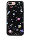 Feelingjoy Cell Phone Case Compatible iPhone 7 Plus 8 Plus IMD Marble Galaxy Space Star Protective Shockproof Bumper Cover for Girls Women (IMD2)