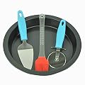 X&W DIY Baking Pizza Mold Kit Stainless Steel Mould Set, 8 Inch