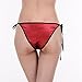 Paradise Silk Lady's Silk Spandex Side Tie Tanga Panties