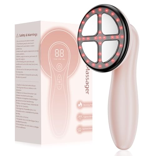 4-in-1 Cellulite Massager Tool - Body Sculpting Machine with Heating, Reduce Stretch Marks & Skin Tightening, Cellulite Remover for Legs, Belly, Waist, Arms, Buttocks, Wireless & Lightweight