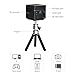 ExquizOn S6 Mini Cube Pico DLP Projector 1080P Supported Android and iOS Devices HD Wireless Wifi Smart Video Projector Compatible with HDMI Devices Micro SD Card - Includes Mini Tripod