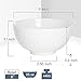 Malacasa Porcelain Bowls 25 Ounce for Cereal, Soup, Salad and Desserts, Deep Rice Bowl Set Dishes, 4 Packs, White