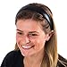 CoverYourHair Faux Leather Headbands – Hard Headbands – Wide Hairbands – Hair Accessories - 12 Pack