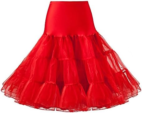 Ridory Womens Petticoat 1950s Vintage Skirts Crinoline Underskirt Slip Tutu