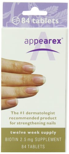 Appearex Biotin Tablets, 2.5 mg, 84-Count Box