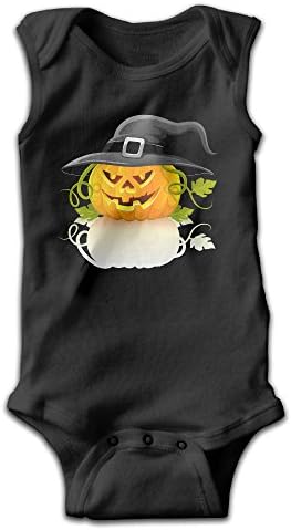 Happy Halloween Pumpkin Sleeveless Baby Romper Cotton Toddler Bodysuit Outfits Boys Girls Clothes