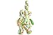 EXPAWLORER Cotton Dental Teaser Puppy Pet Chew Rope Toys for Small Dog Biting 9-inch,Tiger