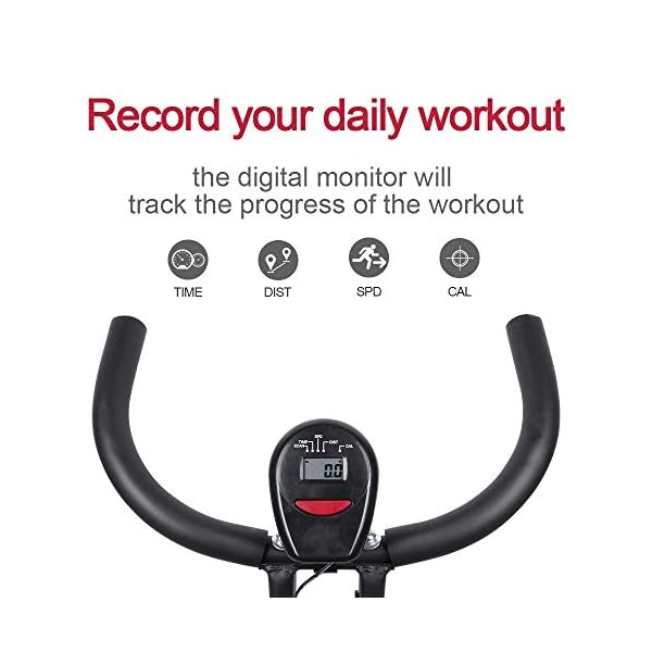 himaly-F-Bike-Exercise-Bike-Fitness-Bike-with-LCD-Display-and-8-Level-Adjustable-Magnetic-Resistance-Foldable-Indoor-Trainer-for-Home-Use himaly Exercise Bike Training Indoor,Indoor Cycling Bikes,Bike Stationary Magnetic Resistance,LCD Monitor,Pulse Sensor…