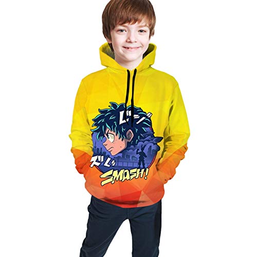 Kids Drawstring Hoodies Girls Hoodies My Hero ACA-D-E-M-Ia (4